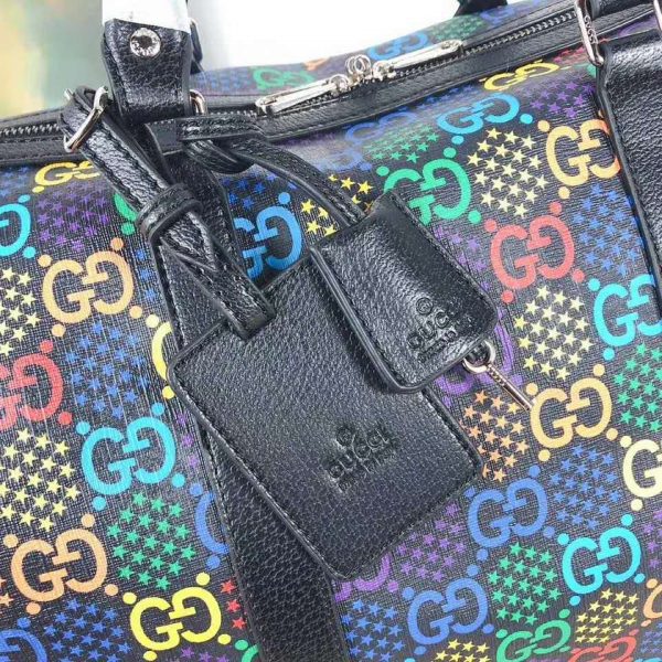Gucci GG Unisex Medium GG Psychedelic Carry-On Duffle-Black (7)