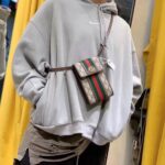 Gucci GG Unisex Ophidia Mini Bag Original GG Canvas-Brown - Imagen 9