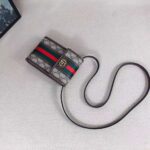 Gucci GG Unisex Ophidia Mini Bag Original GG Canvas-Brown - Imagen 4