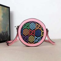 Gucci GG Women GG Psychedelic Round Shoulder Bag Psychedelic Supreme Canvas