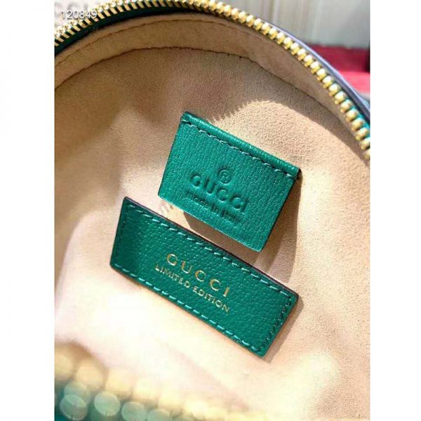 Gucci GG Women Ophidia GG Flora Mini Round Shoulder Bag (10)