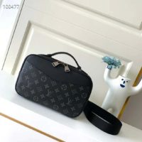 Louis Vuitton LV Men Bumbag in Monogram Eclipse Canvas-Black