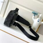 Louis Vuitton LV Men Bumbag in Monogram Eclipse Canvas-Black - Image 6