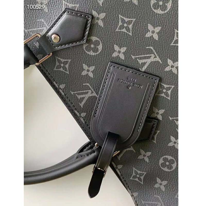 Louis Vuitton LV Unisex Sac Plat Horizontal Zipper Monogram Eclipse Canvas  - LULUX