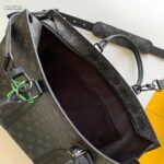 Louis Vuitton LV Unisex Sac Plat Horizontal Zipper Monogram Eclipse Canvas - immagine 6