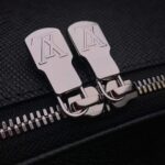 Louis Vuitton LV Unisex Alex Backpack in Taiga Leather-Black – Image 8