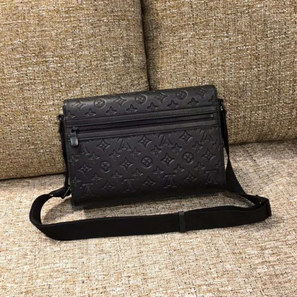 Louis Vuitton LV Unisex Sprinter Messenger Monogram Shadow Cowhide ...