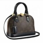 Louis Vuitton LV Women Alma BB Handbag Monogram Canvas-Brown