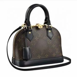 Louis Vuitton LV Women Alma BB Handbag Monogram Canvas-Brown