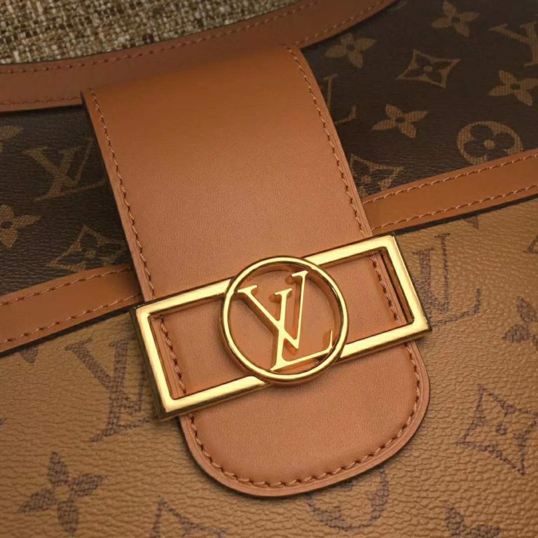 M59631 Louis Vuitton Monogram Denim Dauphine MM Handbag