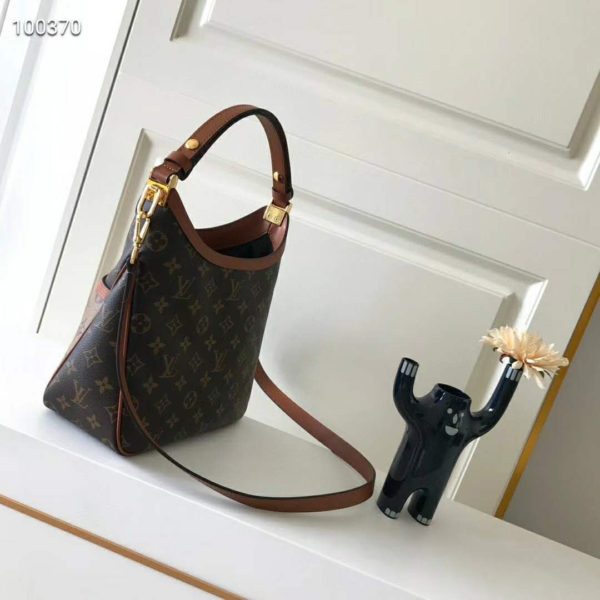 Louis Vuitton LV Women Hobo Dauphine PM Handbag Monogram Reverse Canvas (15)