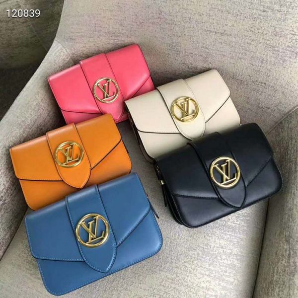 Louis Vuitton LV Women LV Pont 9 Handbag Smooth Leather