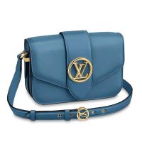Louis Vuitton LV Women LV Pont 9 Handbag Smooth Leather-Orange