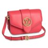 Louis Vuitton LV Women LV Pont 9 Handbag in Smooth Leather-Red
