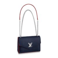 Louis Vuitton LV Women Mylockme BB Soft Grained Calfskin-Navy
