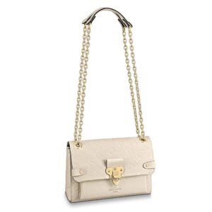 Louis Vuitton LV Women Vavin BB Monogram Empreinte Leather-Beige