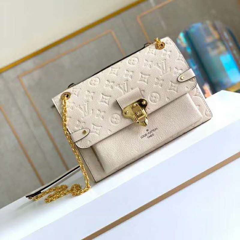 Louis Vuitton Brown Monogram Empreinte Vavin BB Beige Leather Pony-style  calfskin ref.742124 - Joli Closet