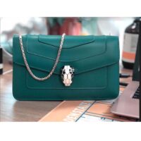 Bvlgari Women Serpenti Forever Mini Bag-Green (1)