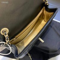 Chanel Women Flap Bag Lambskin & Gold-Tone Metal-Black