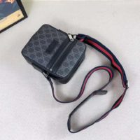 Gucci GG Men GG Black Messenger GG Supreme Canvas