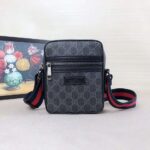 Gucci GG Men GG Black Messenger GG Supreme Canvas – Image 3