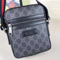 Gucci GG Men GG Black Messenger GG Supreme Canvas