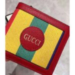 Gucci GG Unisex Baiadera Stripe Canvas Bi-Fold Wallet-Red - Bild 5