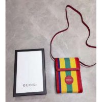 Gucci GG Unisex Baiadera Stripe Canvas Mini Bag Stripe Print