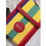 Gucci GG Unisex Baiadera Stripe Canvas Mini Bag Stripe Print - immagine 7