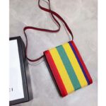 Gucci GG Unisex Baiadera Stripe Canvas Mini Bag Stripe Print - immagine 5