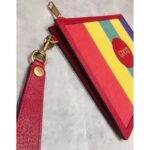 Gucci GG Unisex Baiadera Stripe Canvas Pouch Gucci Script Logo - Imagen 8