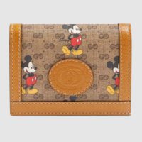 Gucci GG Unisex Disney x Gucci Card Case Wallet-Brown