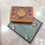 Gucci GG Unisex Disney x Gucci Card Case Wallet-Brown - Image 9