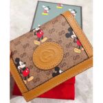 Gucci GG Unisex Disney x Gucci Card Case Wallet-Brown - Image 5