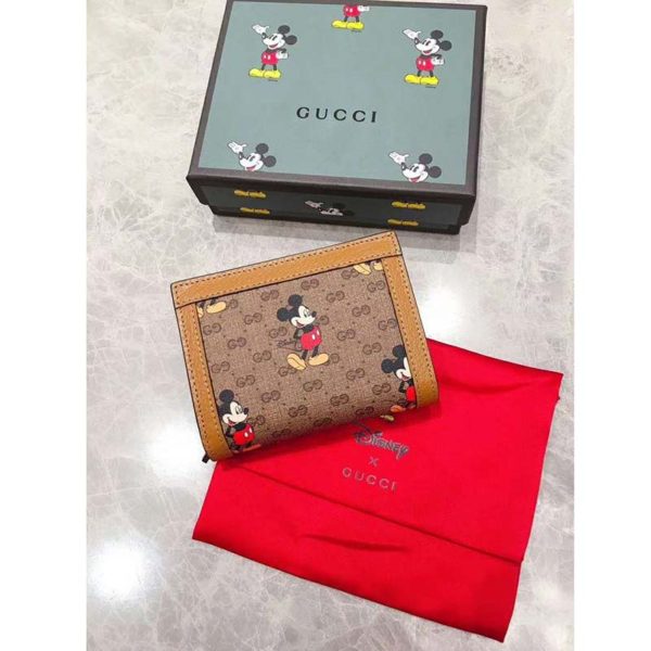 Gucci GG Unisex Disney x Gucci Card Case Wallet-Brown (5)