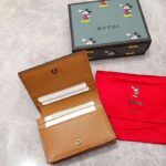 Gucci GG Unisex Disney x Gucci Card Case Wallet-Brown - Image 14