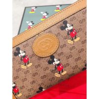 Gucci GG Unisex Disney x Gucci Zip Around Wallet-Brown