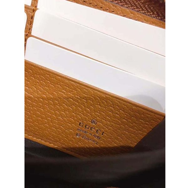 Gucci GG Unisex Disney x Gucci Zip Around WalletBrown LULUX