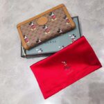 Gucci GG Unisex Disney x Gucci Zip Around Wallet-Brown – Image 6