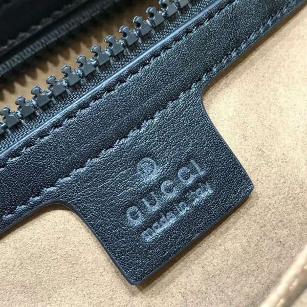Gucci GG Unisex Eden Small Backpack BeigeEbony GG Supreme Canvas (11)