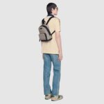 Gucci GG Unisex Eden Small Backpack Beige/Ebony GG Supreme Canvas – Image 7