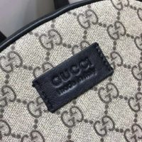 Gucci GG Unisex Eden Small Backpack BeigeEbony GG Supreme Canvas