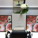 Gucci GG Unisex Eden Small Backpack Beige/Ebony GG Supreme Canvas – Image 6