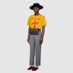 Gucci GG Unisex GG Black Belt Bag GG Supreme Canvas – Image 9