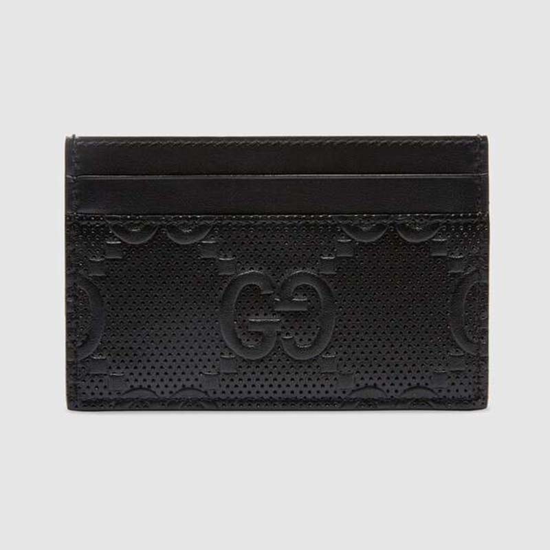 gucci embossed card holder