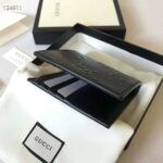 Gucci GG Unisex GG Embossed Wallet Black GG Embossed Leather - Image 8