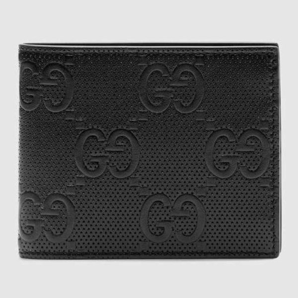 gucci embossed wallet