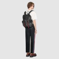 Gucci GG Unisex Gucci Bestiary Backpack Tigers GG Supreme-Black