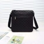 Gucci GG Unisex Gucci Signature Messenger Black Gucci Signature Leather - Imagen 2