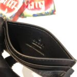 Gucci GG Unisex Kingsnake Print GG Supreme Card Case-Black - Bild 5